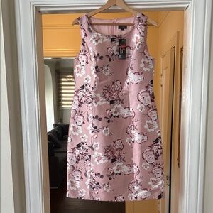 John Meyer Floral Pink Sleeveless Dress